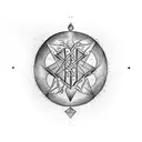 Magic witchcraft Runes tattoo design idea