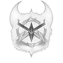 Magic witchcraft Runes tattoo design idea