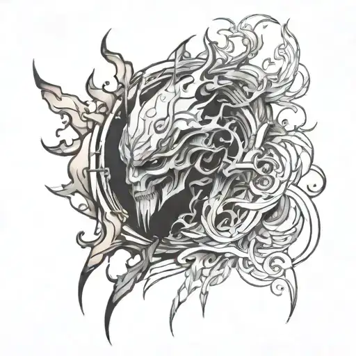 solo leveling tattoo design idea
