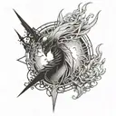 solo leveling tattoo design idea