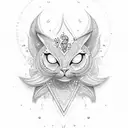 tiara with sparkle tattoo design idea
