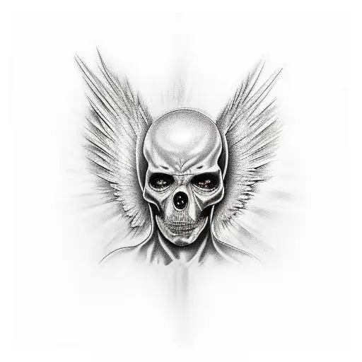 angel michael tattoo design idea