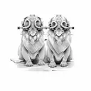 hear no evil see no evil speak no evil  tattoo design idea