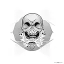 Minimalistic ego death tattoo idea tattoo design idea