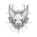 Minimalistic ego death tattoo idea tattoo design idea