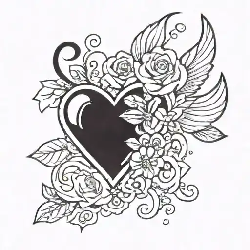 self love symbol tattoo design idea
