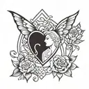 self love symbol tattoo design idea