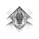 Subtle Tattoo representing ambition, adventure and caring tattoo design idea