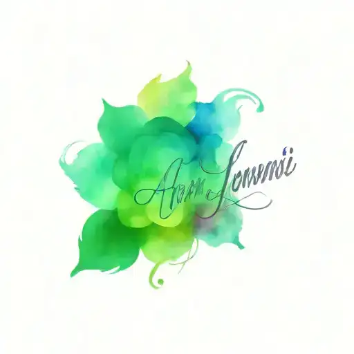 Hari Lakshmi name tattoo design idea
