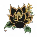 Hari Lakshmi name tattoo design idea