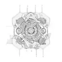 the arts and sciences building in valencia, spain tattoo design idea