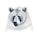  cartoon mean bear  tattoo design idea