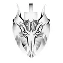 laburu dentro de una concha gallega tattoo design idea