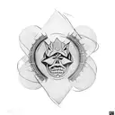 laburu dentro de una concha gallega tattoo design idea