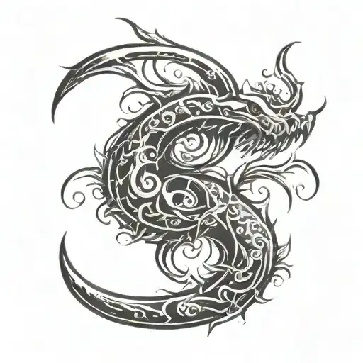 a tattoo of the number 96 tattoo design idea