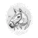 bojack horseman  tattoo design idea