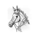 bojack horseman  tattoo design idea