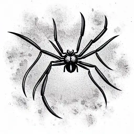 Spider Web tattoo design idea
