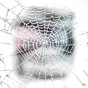 Spider Web tattoo design idea