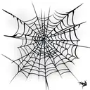Spider Web tattoo design idea