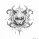 Create a tattoo design that symbolizes strength through adversity. tattoo design idea