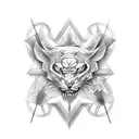 Create a tattoo design that symbolizes strength through adversity. tattoo design idea