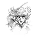 Hunter x hunter tattoo design idea