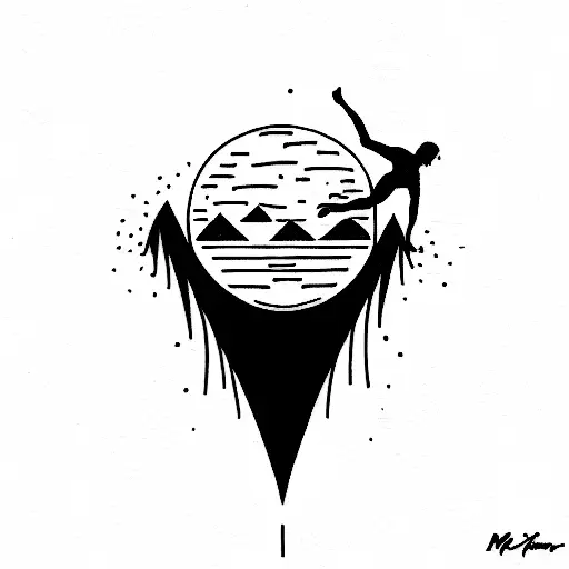 you gotta jump in to swim - 2009  by mac miller tattoo design idea