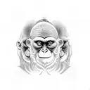 Three monkeys see no evil hear no evil speak no evil tattoo design idea