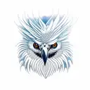 bearded vulture tattoo design idea