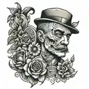 ludovico einuadi dad memorial tattoo design idea