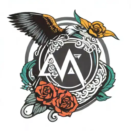 avicii logo tattoo design idea