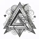 avicii triangle logo tattoo design idea