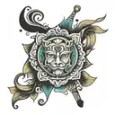 m m a n tattoo design idea