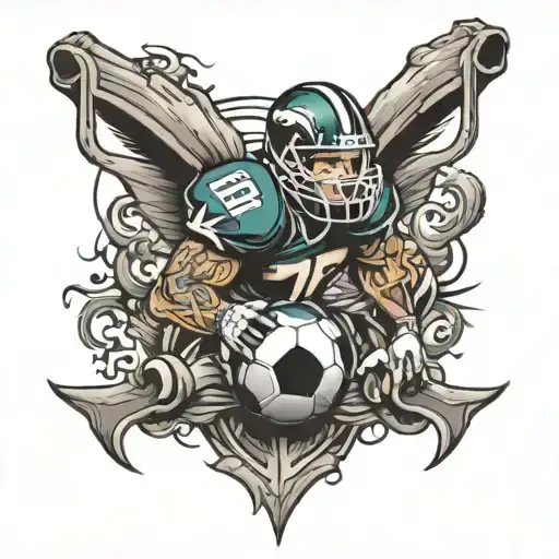 football fan   tattoo design idea