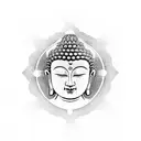 Buddha tattoo design idea
