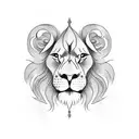 lion rampant tattoo design idea