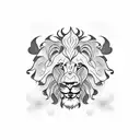 lion rampant tattoo design idea