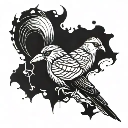 fenerbahçe and canary  tattoo design idea
