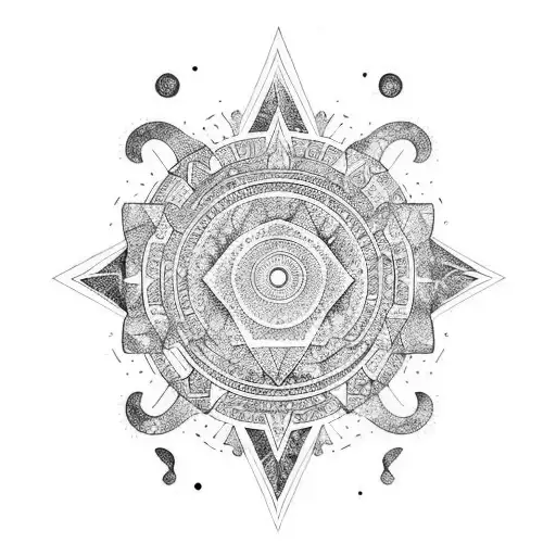 ayahuasca music universe tattoo design idea