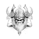 viking armor tattoo design idea
