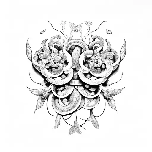 Vine tattoo design idea