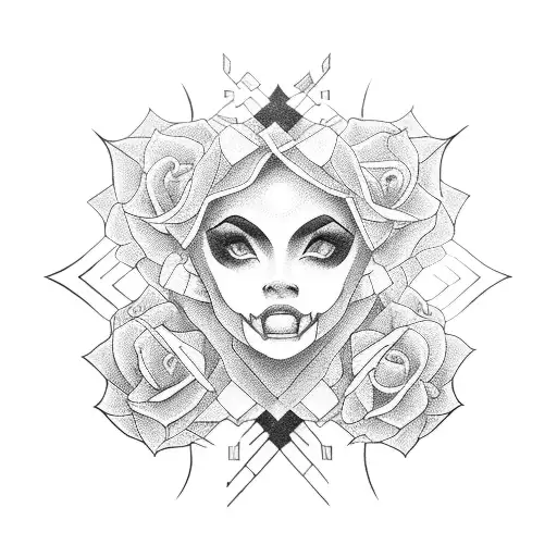 Do the evolution Pearl Jam girl  tattoo design idea