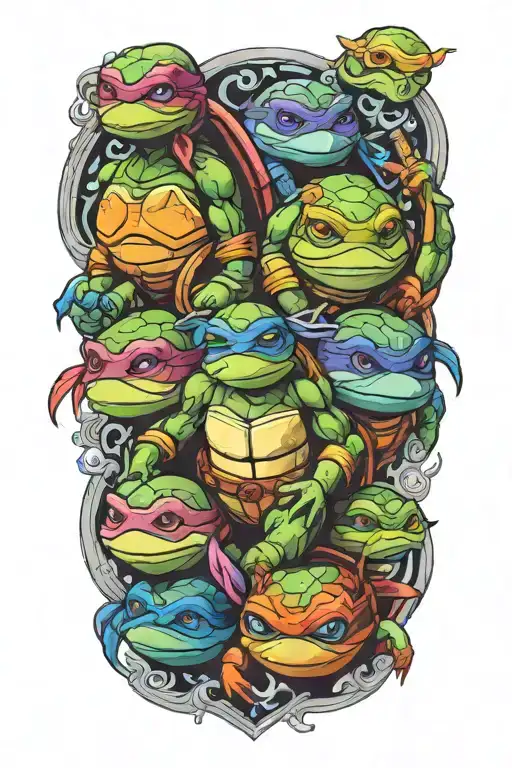 tmnt tattoo design idea