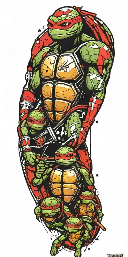 tmnt tattoo design idea