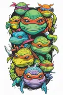 tmnt tattoo design idea