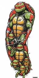 tmnt tattoo design idea