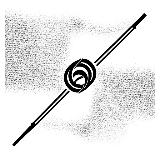 Stethscope with Rod of Asclepius tattoo design idea