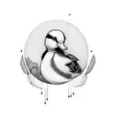 duck tattoo design idea