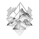 table mountain  tattoo design idea